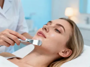 Mycie twarzy zimną wodą